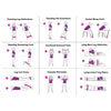 5-Piece Yoga Resistance Rubber Bands Set