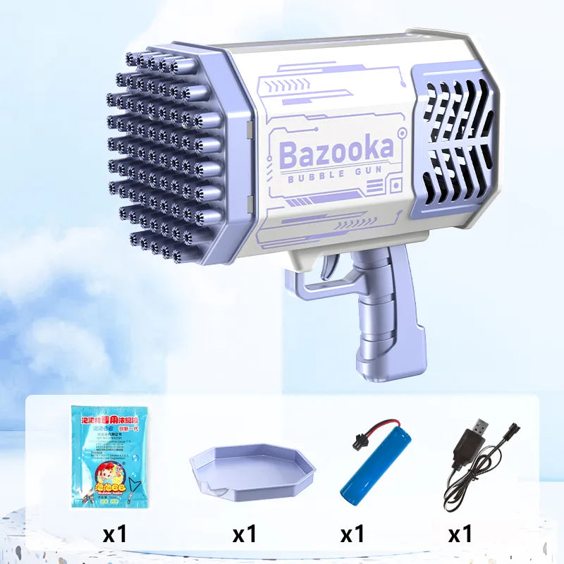 Automatic Soap Bubbles Machine Gun for Kids