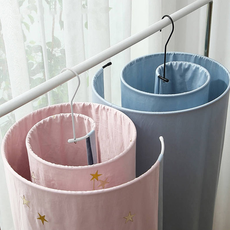 Spiral-Shaped Blanket Hanger - Stainless Steel Drying Rack - Round 8mm Diameter
