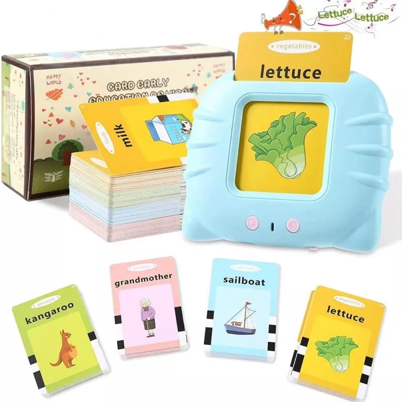 English Learning Flash Cards for Kids - A Blue set