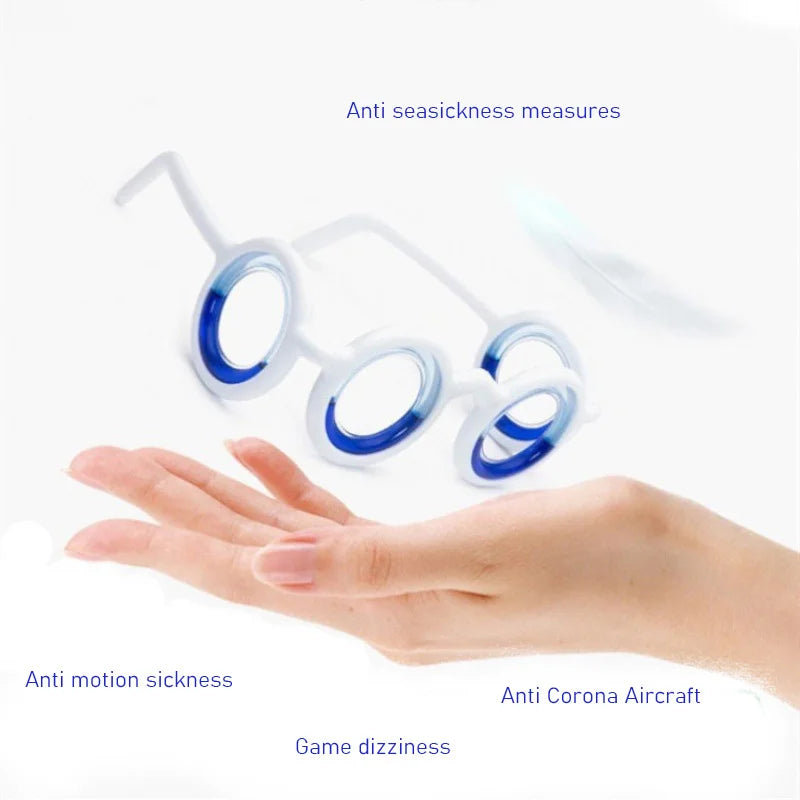 Anti-Sickness Glasses for Carsickness Relief - Lightweight and Foldable