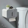 Automatic Wall-Mounted Toilet Paper Holder Shelf