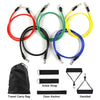 11pcs/Set Resistance Bands and Portable Fitness Equipment