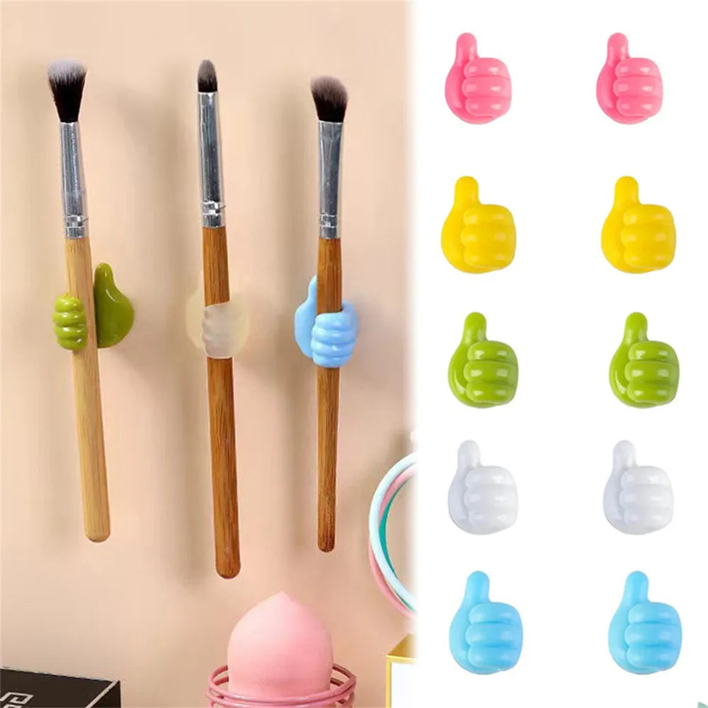 Hand-Shaped Rubber Holder for Glasses, Cables, and Accessories