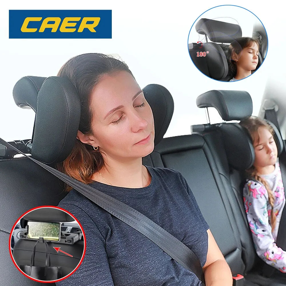 Car Seat Headrest Pillow for Travel Comfort