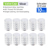 Aluminum Alloy Schrader Valve Dust Cover for Vehicles and Bikes