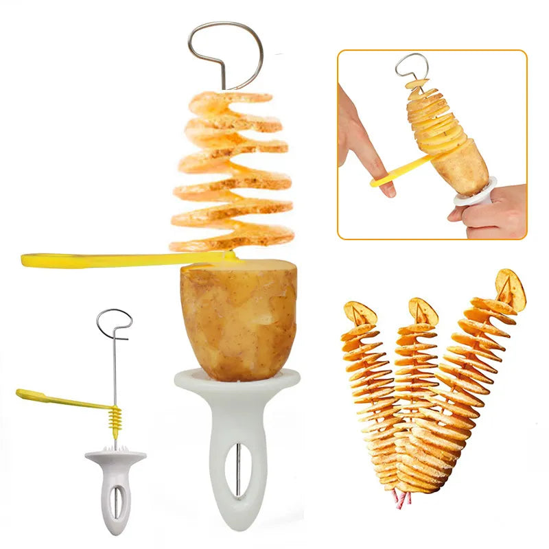 Potato Spiral Cutter - Creative Kitchen Vegetable Slicer