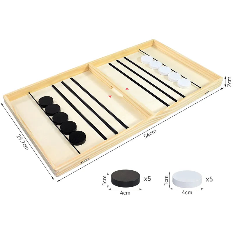 Fast Sling Puck Game - Interactive Table Hockey for All Ages