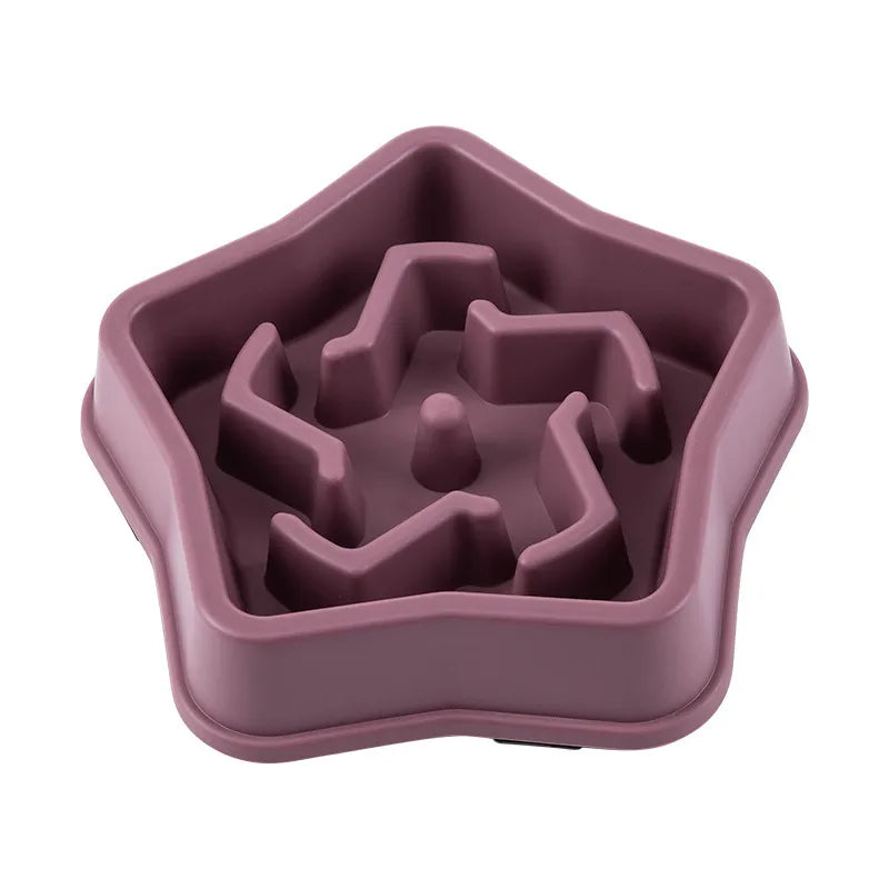 Anti-Choking Slow Food Bowl for Pets - Multiple Colors and Shapes
