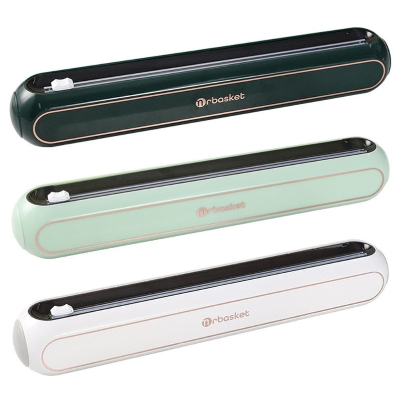Wrap Film Cutter & Organizer - Wall Mount or Drawer - Light Green