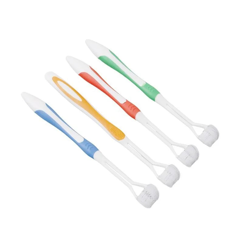 Ultrafine 3-Sided Adult Toothbrush for Oral Care