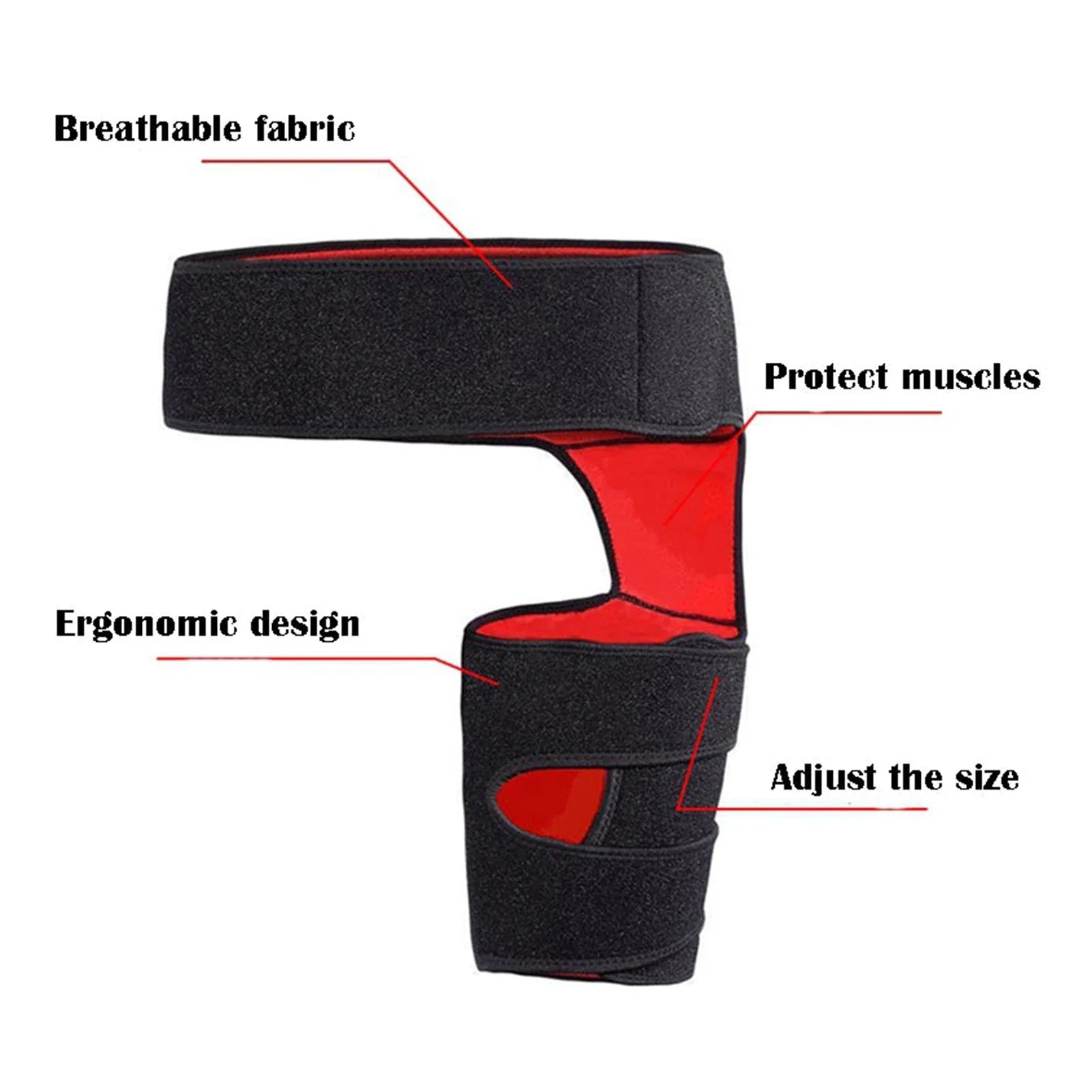 Sciatica Relief Thigh Compression Brace For Hip Joints