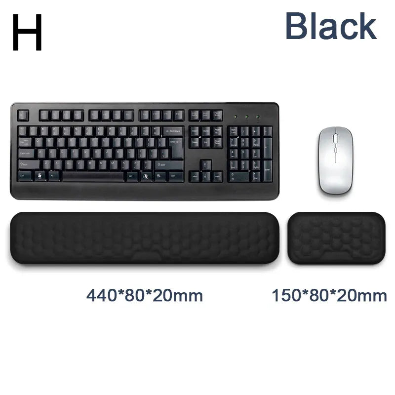 Ergonomic Keyboard and Mouse Wrist Rest for Office Comfort