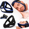 Triangular Anti-Snoring Chin Strap for Better Sleep - Black