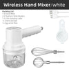 Electric Mini Food Chopper - USB Portable Kitchen Gadgets for Garlic, Meat, and Vegetables