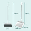 SweepEase Pro: Folding Broom and Scoop Set with High-End Dustpan and Squeegee