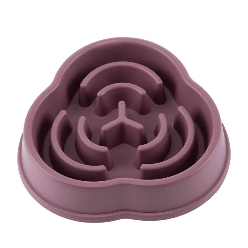 Anti-Choking Slow Food Bowl for Pets - Multiple Colors and Shapes