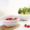 SwivelFresh Duo: Removable Double Layer Fruit and Vegetable Washing Tray