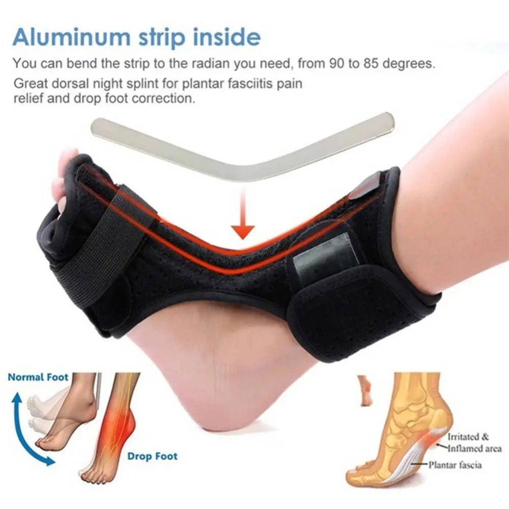 Adjustable Plantar Fasciitis Night Foot Splint for Orthotic Support