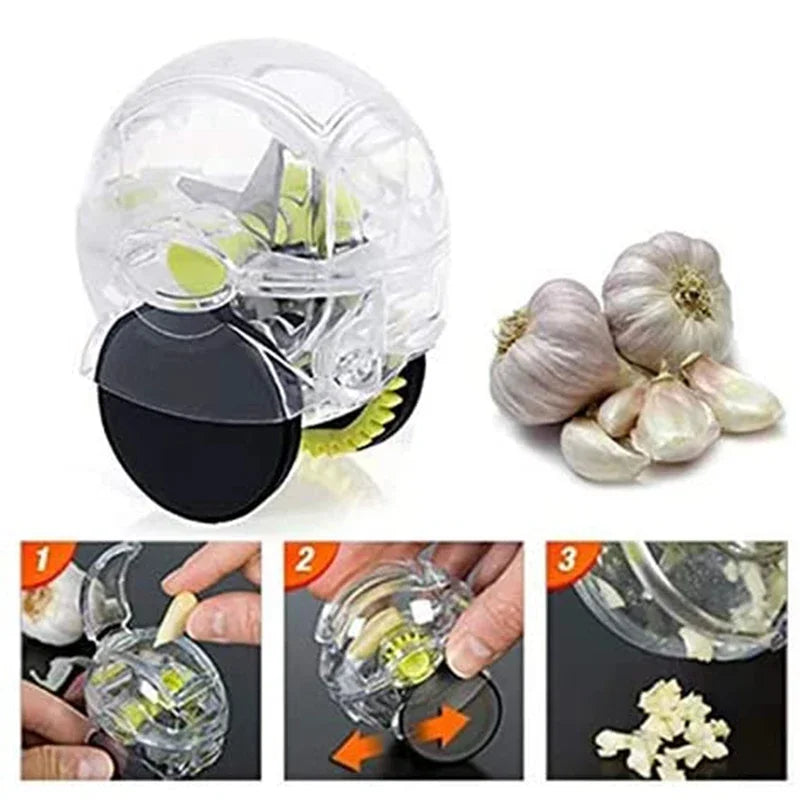 Garlic Chopper Wheel - Kitchen Gadget for Garlic Mincing
