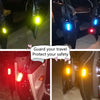 6-Piece Reflective Car Warning Sticker Set for Various Models