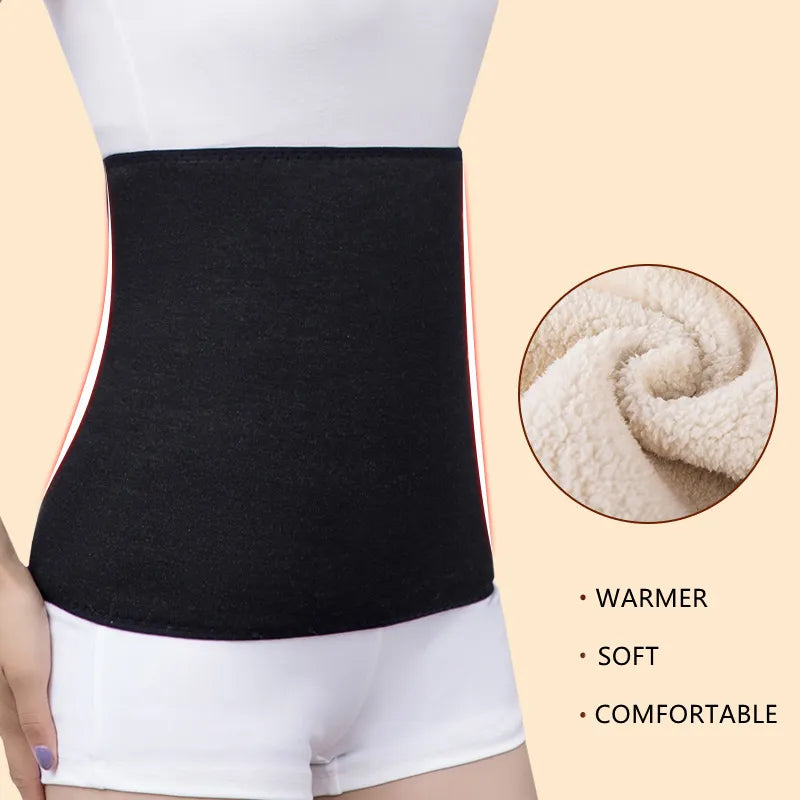 Winter Thicken Thermal Cashmere Waist Warmer for Lumbar Support