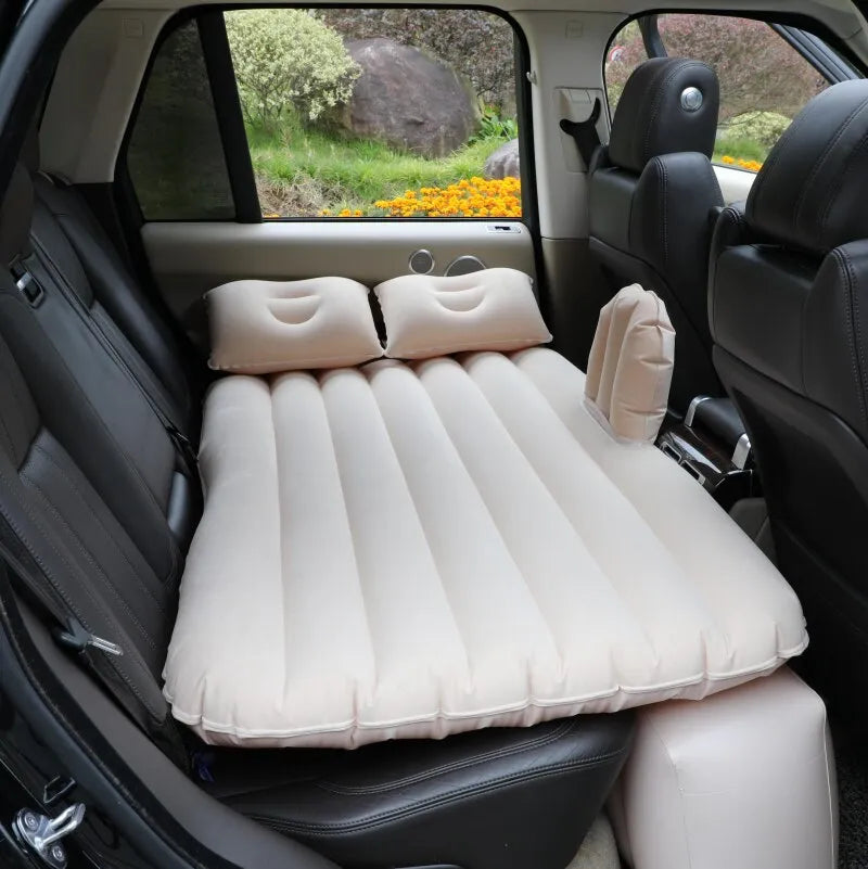 Ultra-Soft Inflatable Car Travel Bed for Comfort