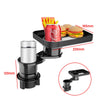 Dual Cup Holder Expander Tray with Phone Holder for Car Seats