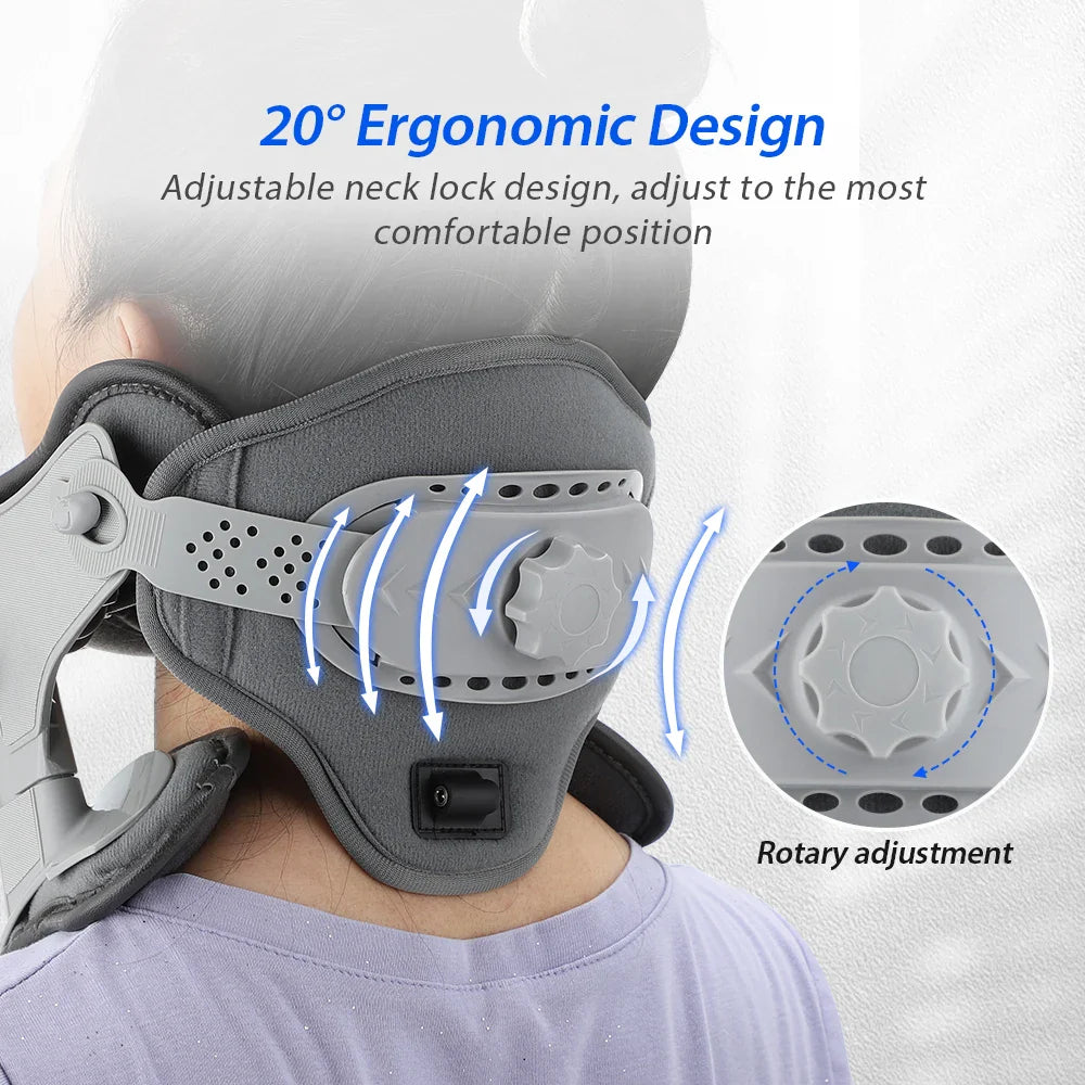 Cervical Neck Correction Kit with Heat Massager