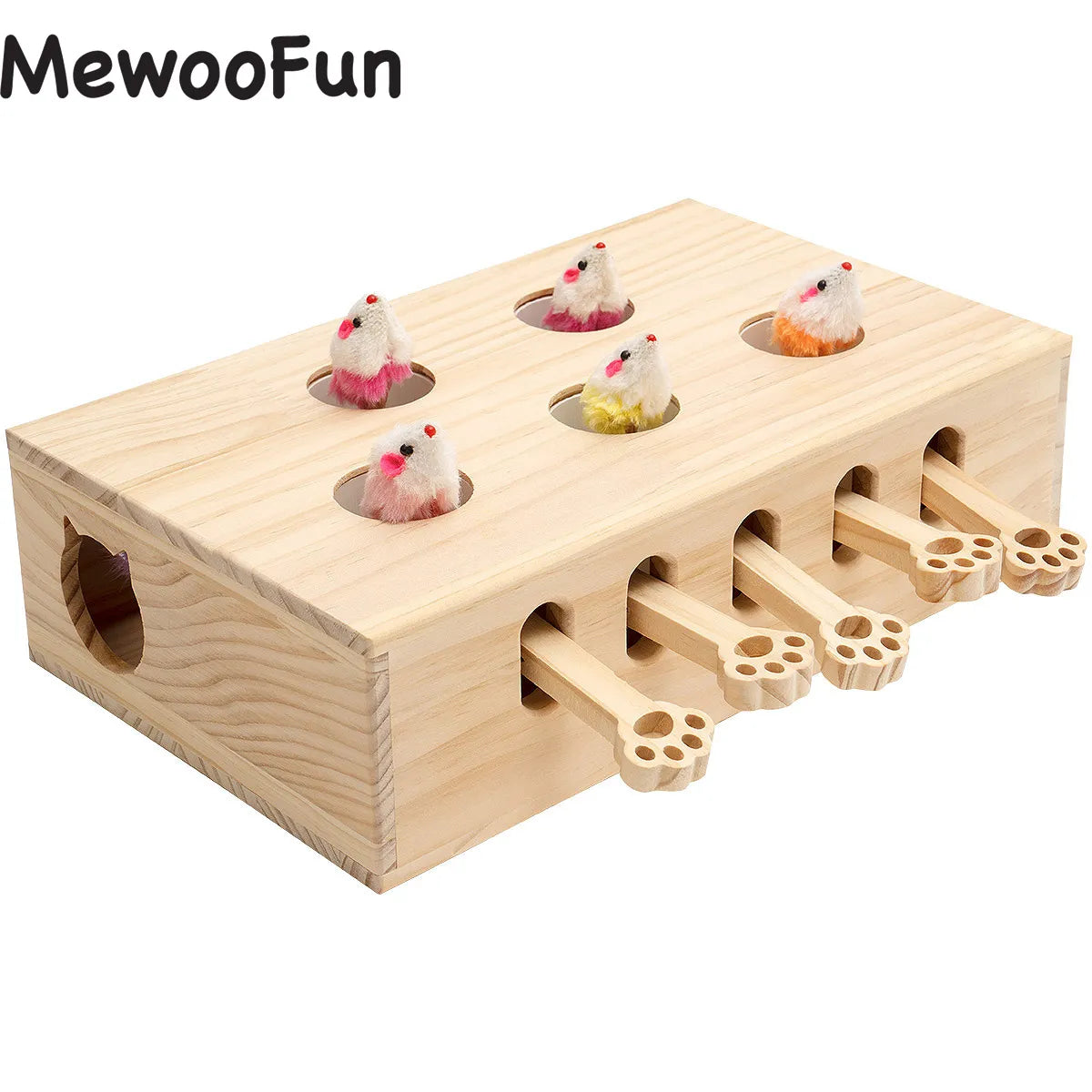 Interactive Whack-a-Mole Cat Toy: MewooFun WG320 - WG320