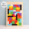 3D Wooden Puzzle Toy for Children - Color and Shape Cognition Brain Game