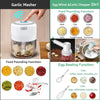 Electric Mini Food Chopper - USB Portable Kitchen Gadgets for Garlic, Meat, and Vegetables