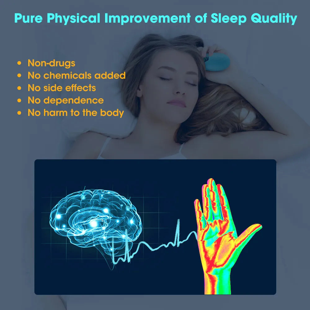 Handheld Sleep Aid Device for Insomnia Relief and Anxiety Therapy