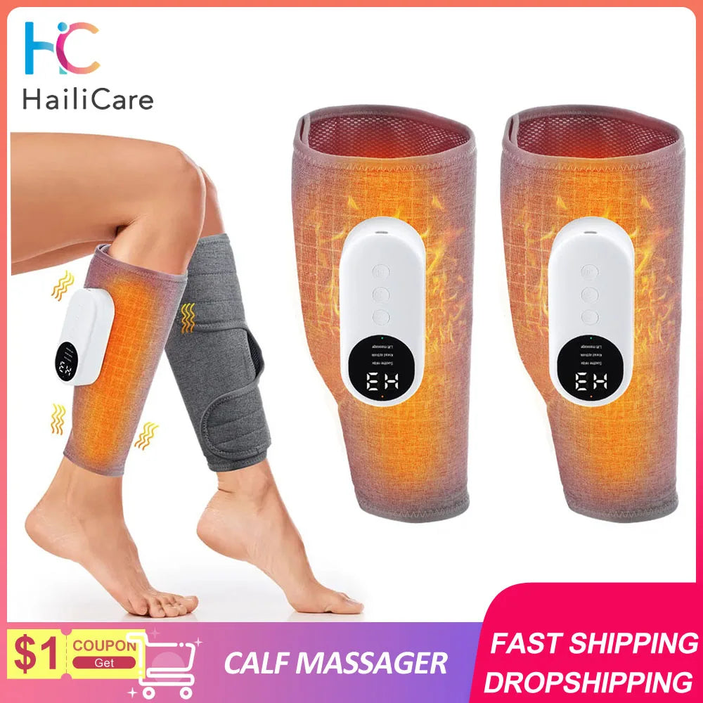 Calf Massager with Air Pressure: Pain Relief and Circulation Enhancement - B 1Pcs Heat Airbag