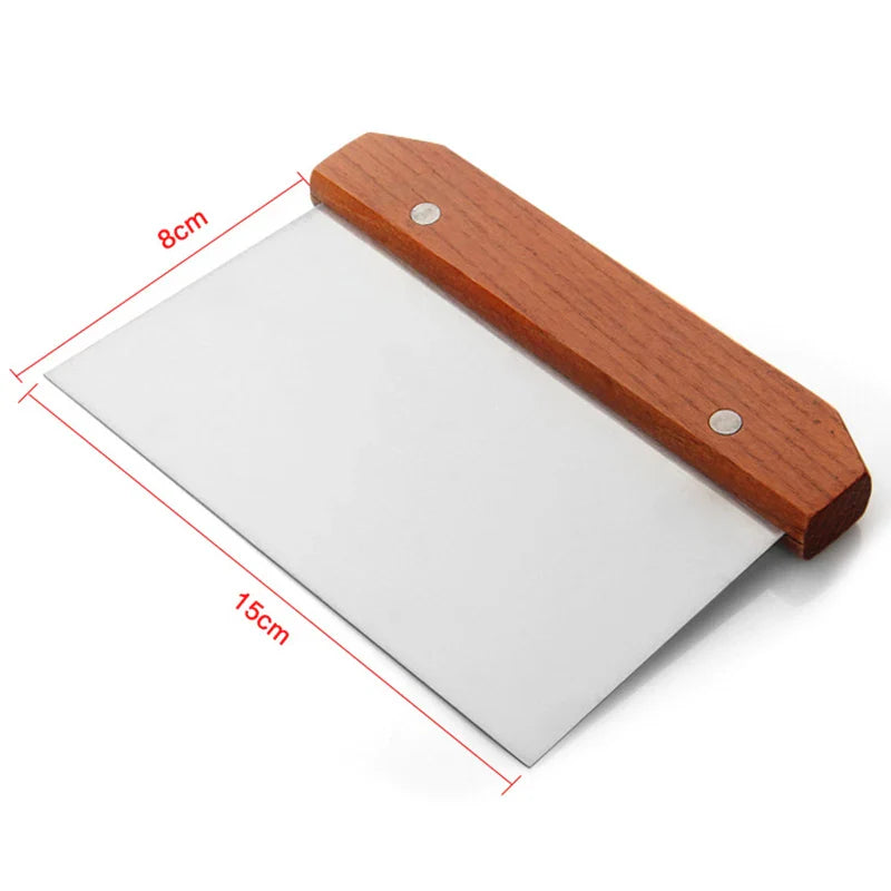 Stainless Steel Pastry Cutters and Cake Scraper with Scale