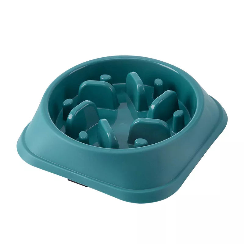 Anti-Choking Slow Food Bowl for Pets - Multiple Colors and Shapes
