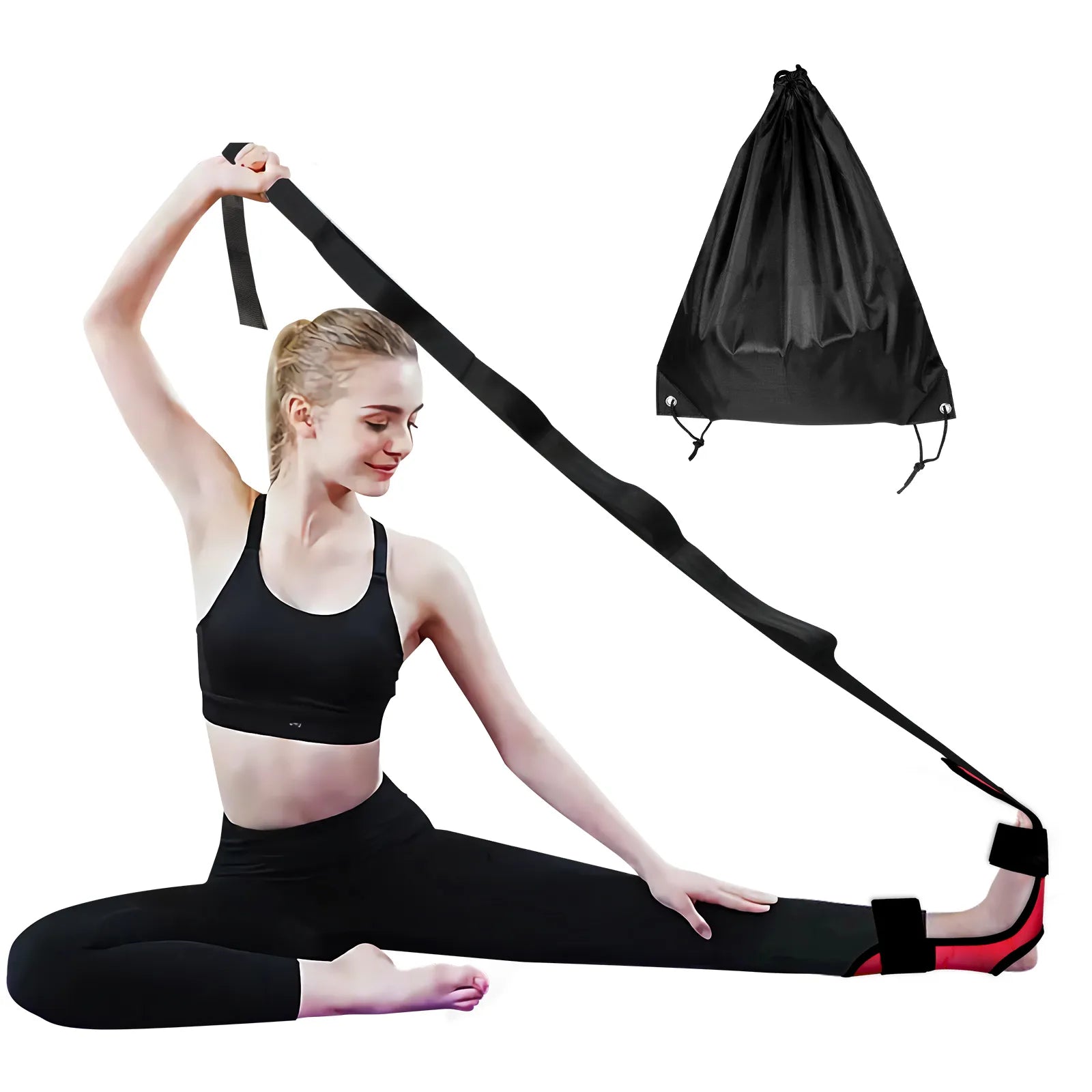 Flexible Yoga Strap Belt for Leg and Foot Stretching