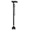 Retractable Aluminium Safety Walking Cane with LED Light for Elderly Men and Women