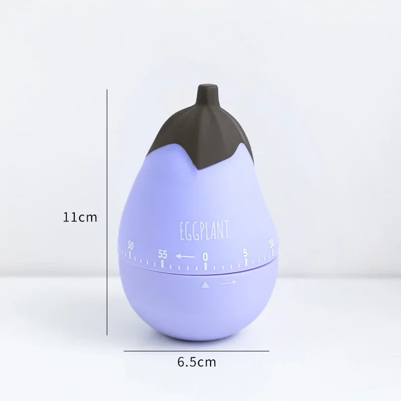 Cartoon Animal Vegetable Shaped Kitchen Timer for Cooking and Baking