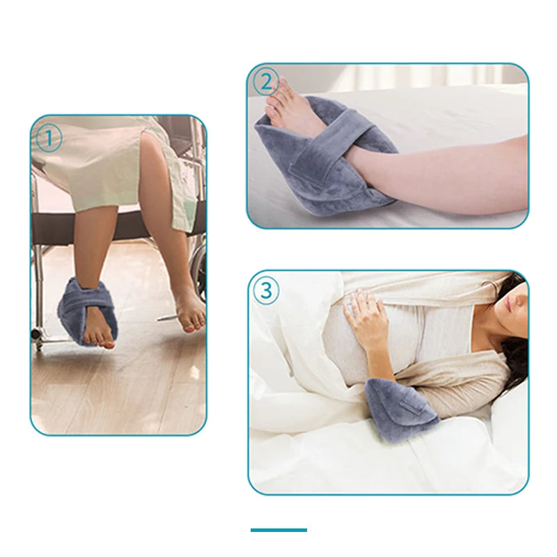 Warm Heel Cover for Elderly Bed and Wheelchair Patients