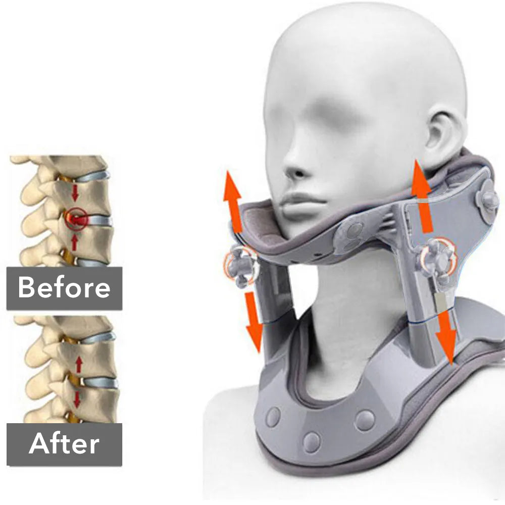 Cervical Neck Correction Kit with Heat Massager
