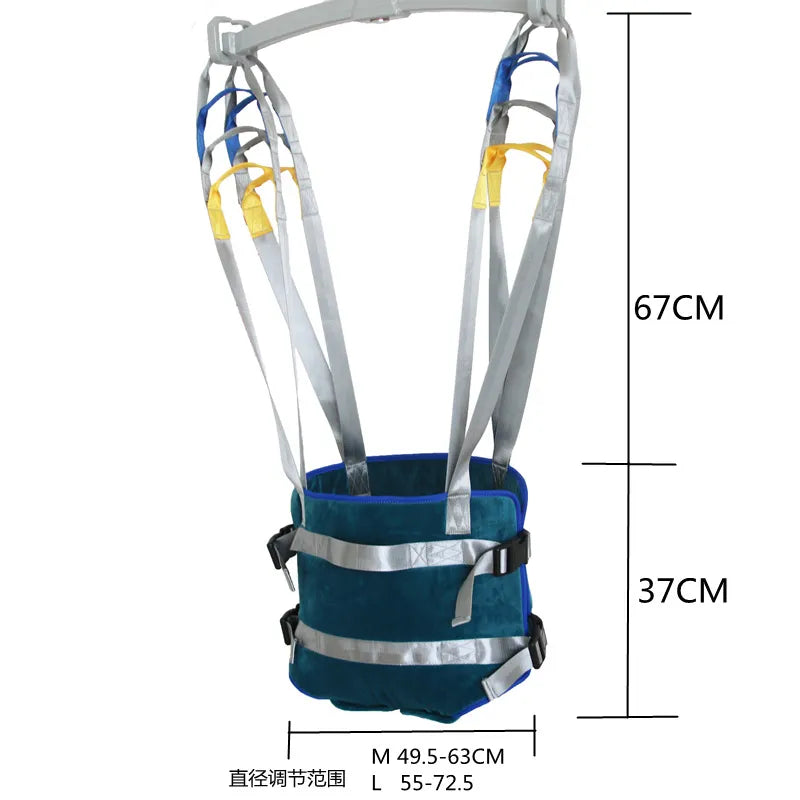 Adjustable Lift Sling for Rehabilitation Assistance of Elderly and Disabled Patients