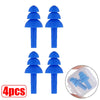 10PCS Reusable Soft Silicone Earplugs for Swimming and Noise Reduction