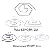 Spiral-Shaped Blanket Hanger - Stainless Steel Drying Rack