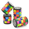 3D Cylinder Magic Cube Anti-Stress Fidget Toy for Anxiety - 4X6.4CM