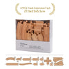 DIY Wooden Train Track & Building Blocks Expansion Set - Educational Toy for Kids