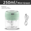 Electric Mini Food Chopper - USB Portable Kitchen Gadgets for Garlic, Meat, and Vegetables