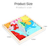 Colorful 3D Wooden Tangram Puzzle for Kids