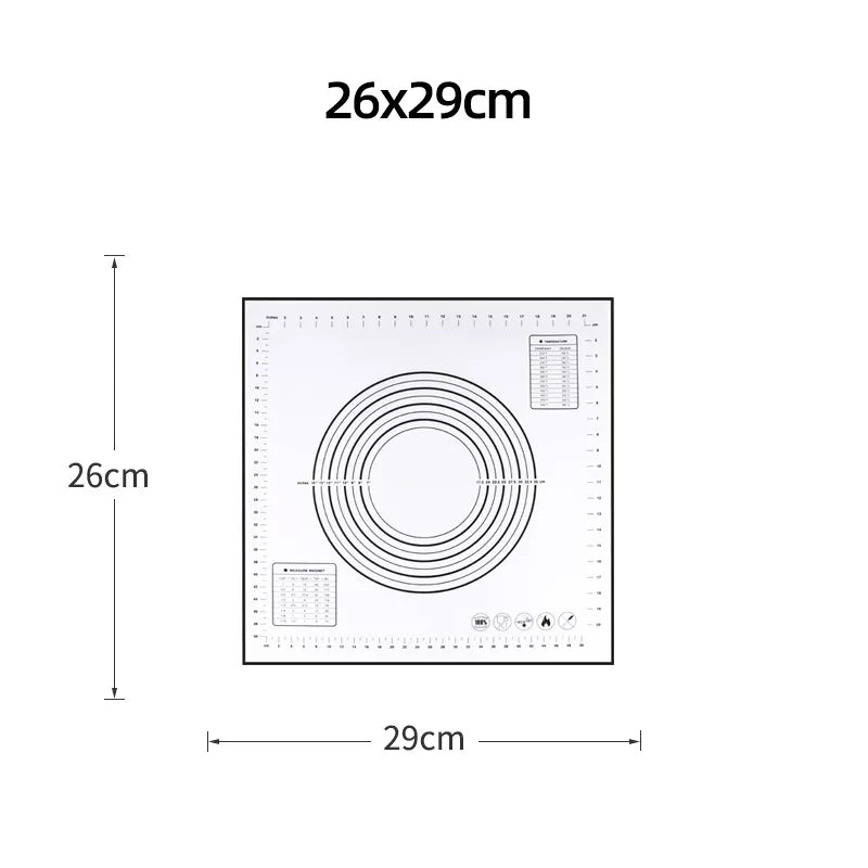 Non-Stick Silicone Baking Mat for Pizza Dough and Pastry Making