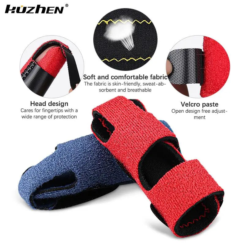 Finger Splint for Pain Relief and Support - Red